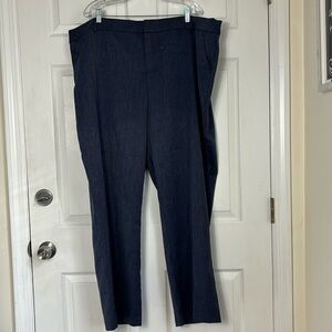 NEW NWT NINE WEST barely boot mid rise dress pants plus size 26W Boot cut sculpt